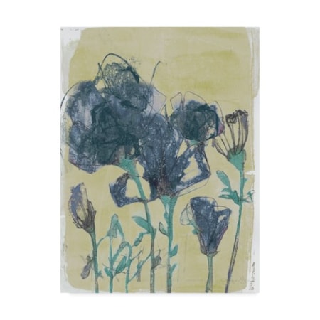 Jennifer Goldberger 'Floral Vignette Iii' Canvas Art,14x19
